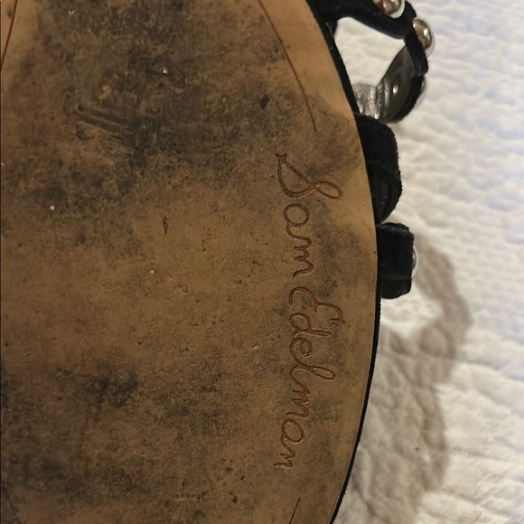 Sam Edelman Black Dustee Gladiator Sandals with Studded Straps. Size 8.5 - Picture 10 of 14